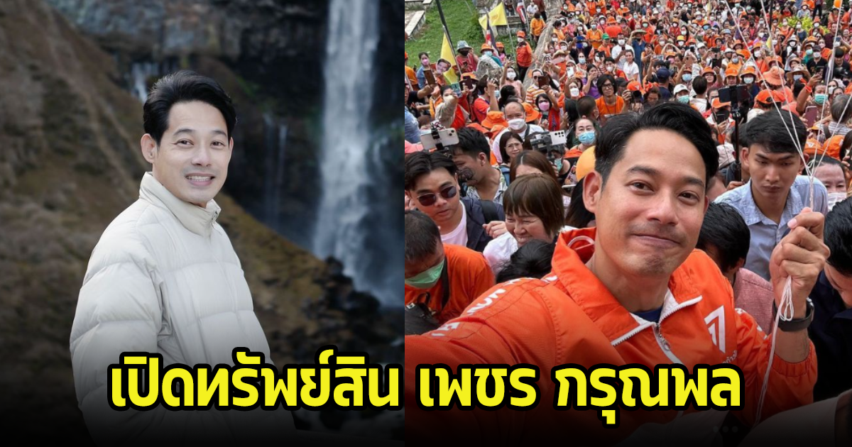 เปิดทรัพย์สิน เพชร กรุณพล  จากดาราสู่ สส.ก้าวไกล พร้อมเผยเงินเดือนสมัยแรก