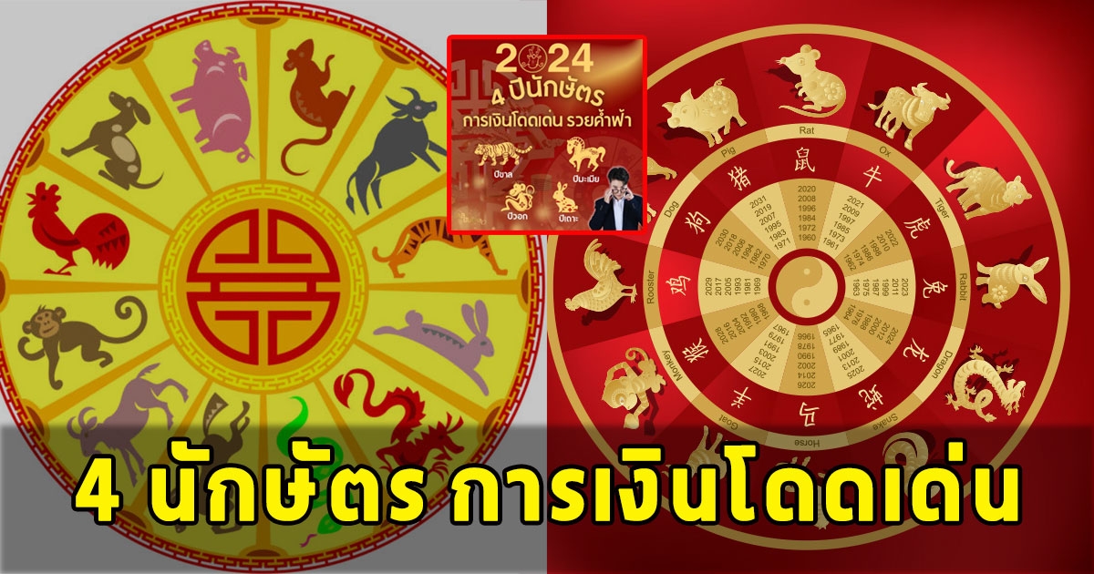 4 นักษัตร การเงินโดดเด่น รวยค้ำฟ้า