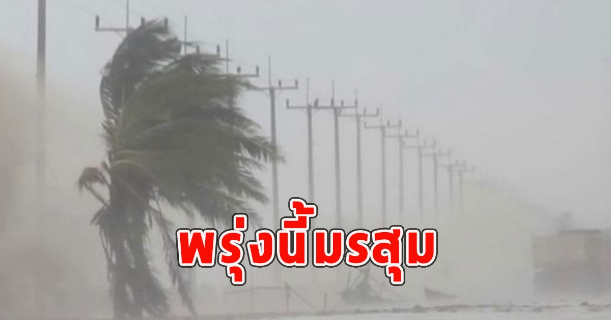 พรุ่งนี้มรสุม เตือนจังหวัดรับมือฝนฟ้าคะนอง