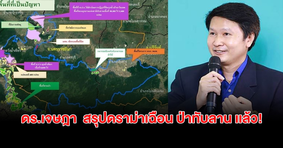 ดร.เจษฎา เด่นดวงบริพันธ์ สรุปดราม่า ป่าทับลาน เเล้ว!