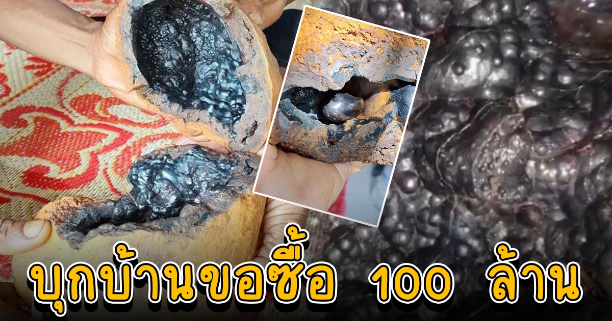 เซียนบุกบ้านขอซื้อ 100 ล้าน หลังชายวัย 43 พบ รังเหล็กไหล