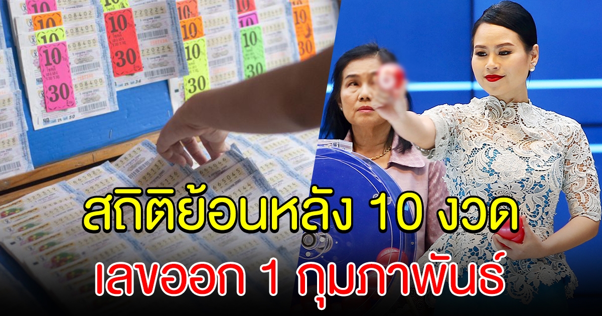 ใครจะเป็นเศรษฐี ส่องสถิติย้อนหลัง 10 งวด เลขออก วันที่ 1 กุมภาพันธ์