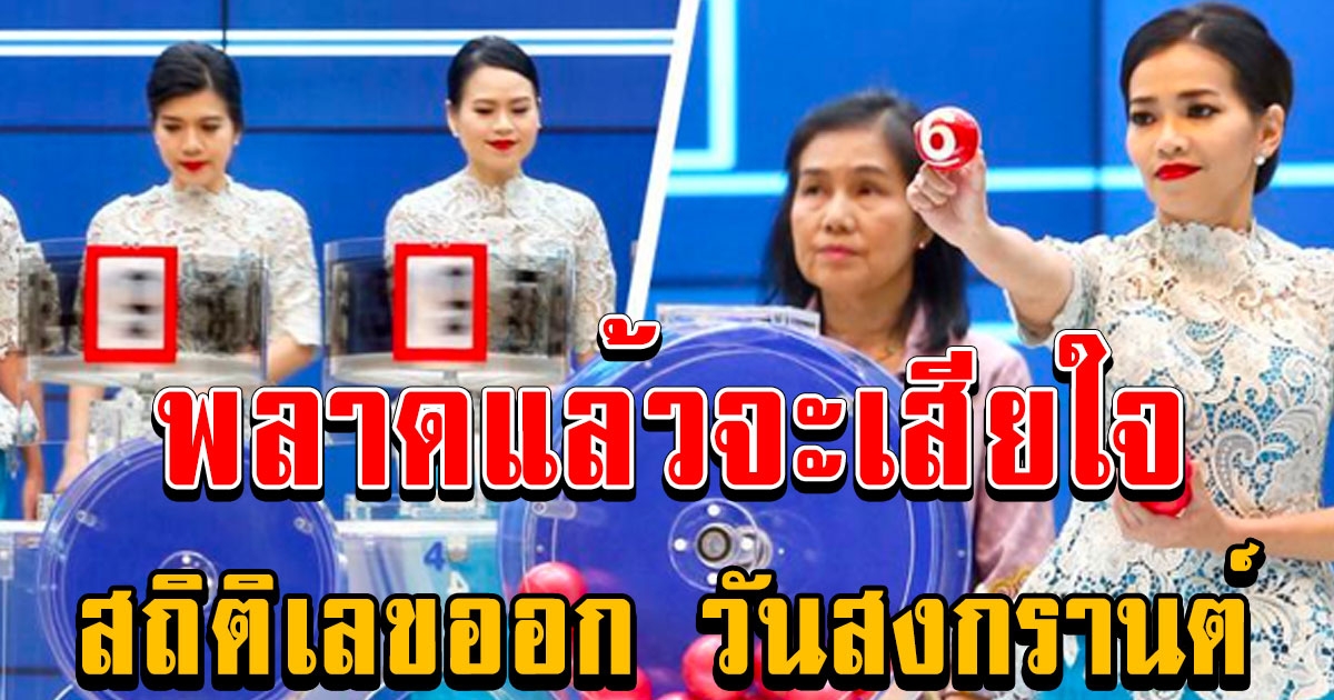 สถิติเลขออก วันสงกรานต์