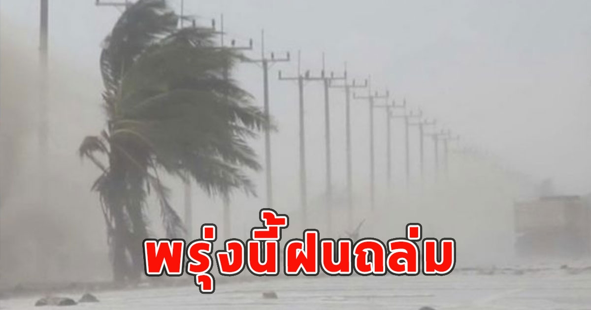 พรุ่งนี้ฝนถล่ม เตือนจังหวัดรับมือ