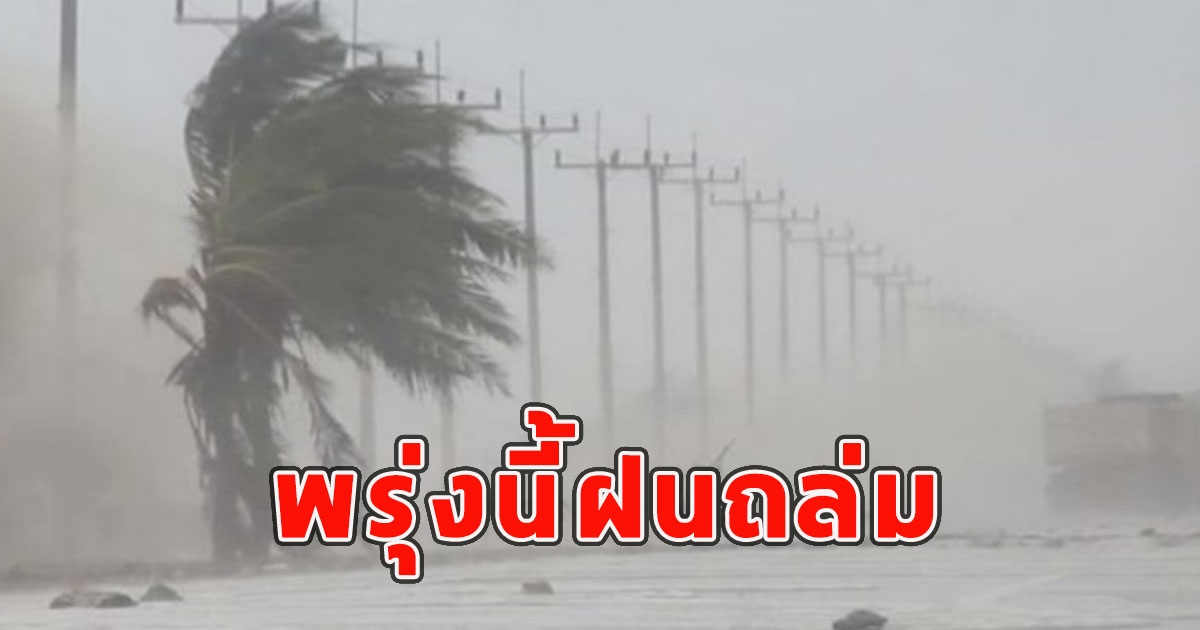 พรุ่งนี้ฝนถล่ม เตือนจังหวัดรับมือ