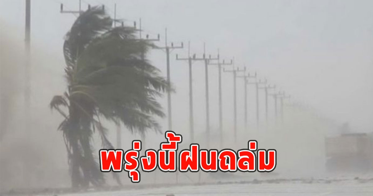 พรุ่งนี้ฝนถล่ม เตือนจังหวัดรับมือ