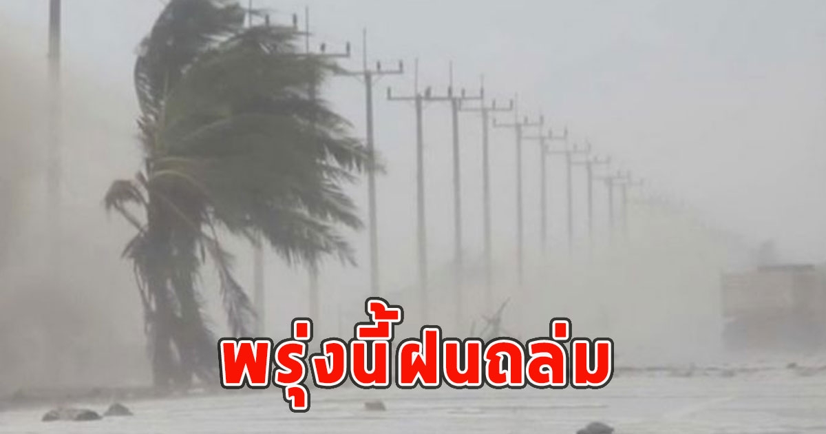 พรุ่งนี้ฝนถล่ม เตือนจังหวัดรับมือ