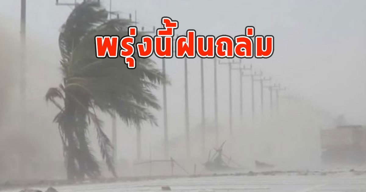 พรุ่งนี้ฝนถล่ม เตือนจังหวัดรับมือ