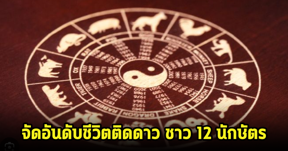 จัดอันดับชีวิตติดดาว ชาว 12 นักษัตร ประจำเดือนพฤษภาคม 2567 